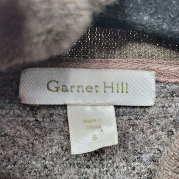 Garnet Hill Wool Knit Waterfall Cardigan Sweater Small - Picture 5 of 8